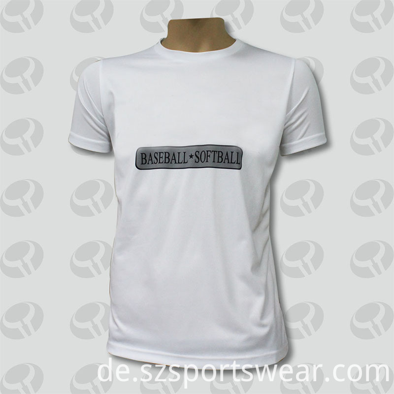 100% Cotton White Printed Fashion T Shirts Wholesale